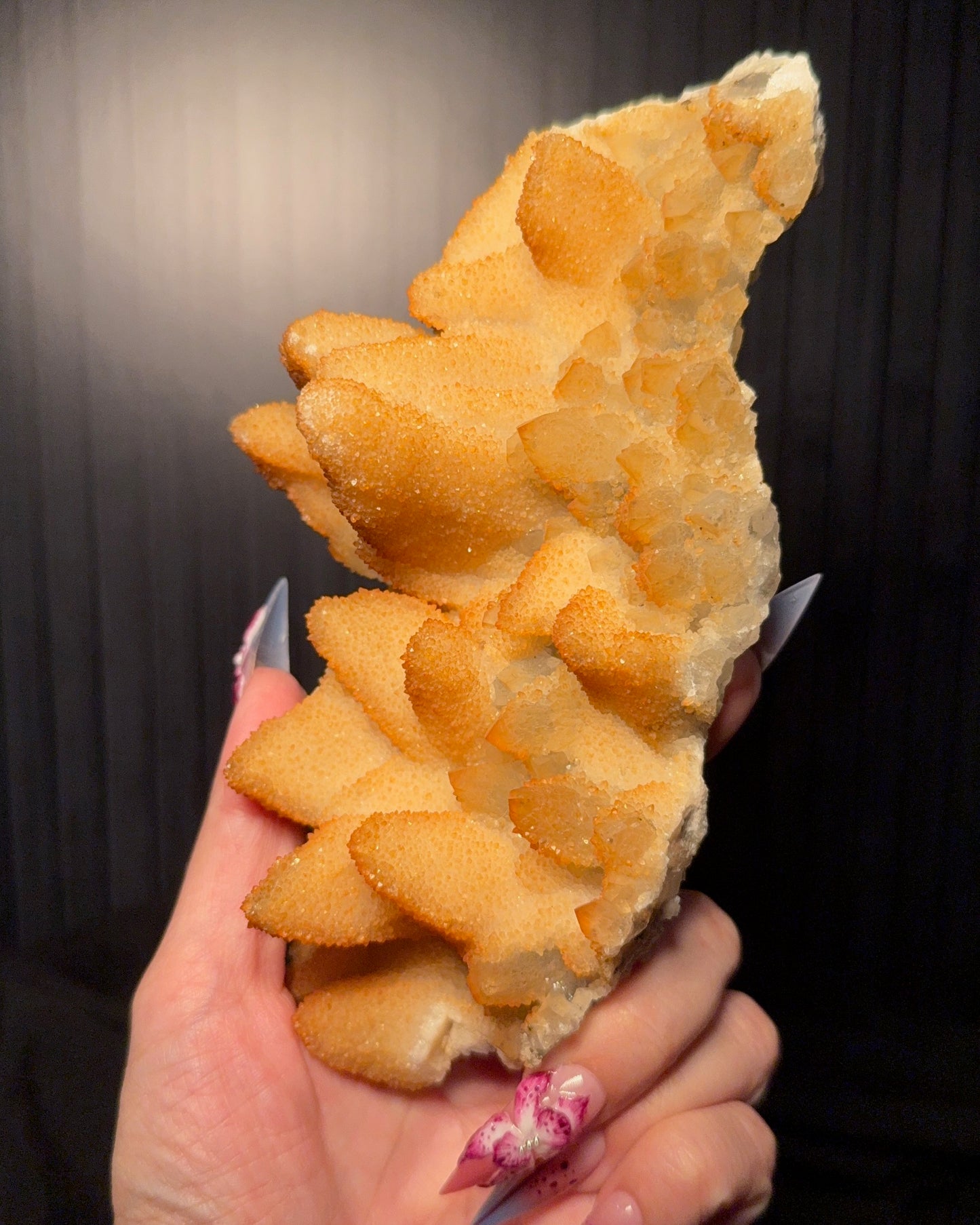 Calcite & Quartz Pseudomorph from Romania