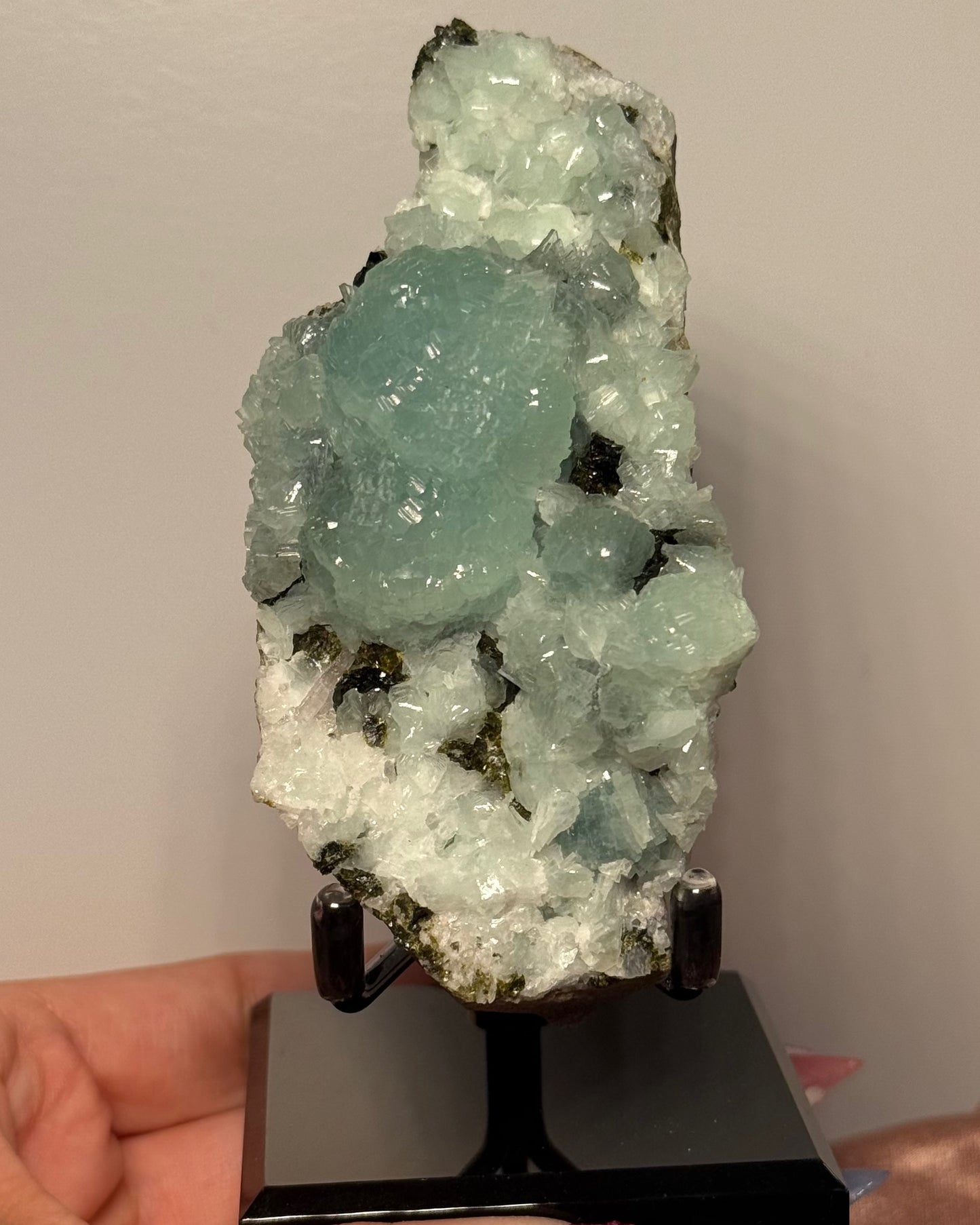 Prehnite, Epidote, & Quartz