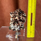 Spessartine Garnet with Smoky Quartz