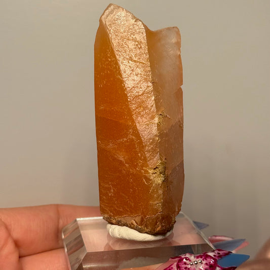 Orange Calcite from France