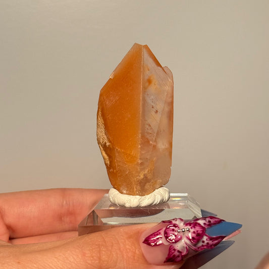 Orange Calcite from France