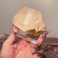 Calcite on Fluorite from Moscona Mine